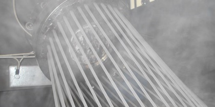 ペレットの製造写真